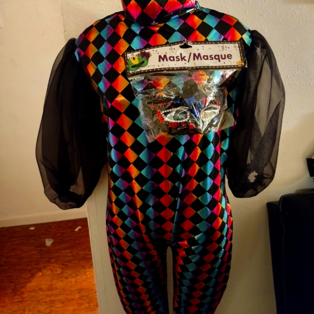 Rainbow diamond Masquerade Costume